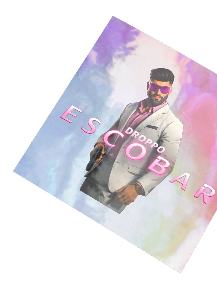 Droppo Escobar 007 Style Sticker product image (2)