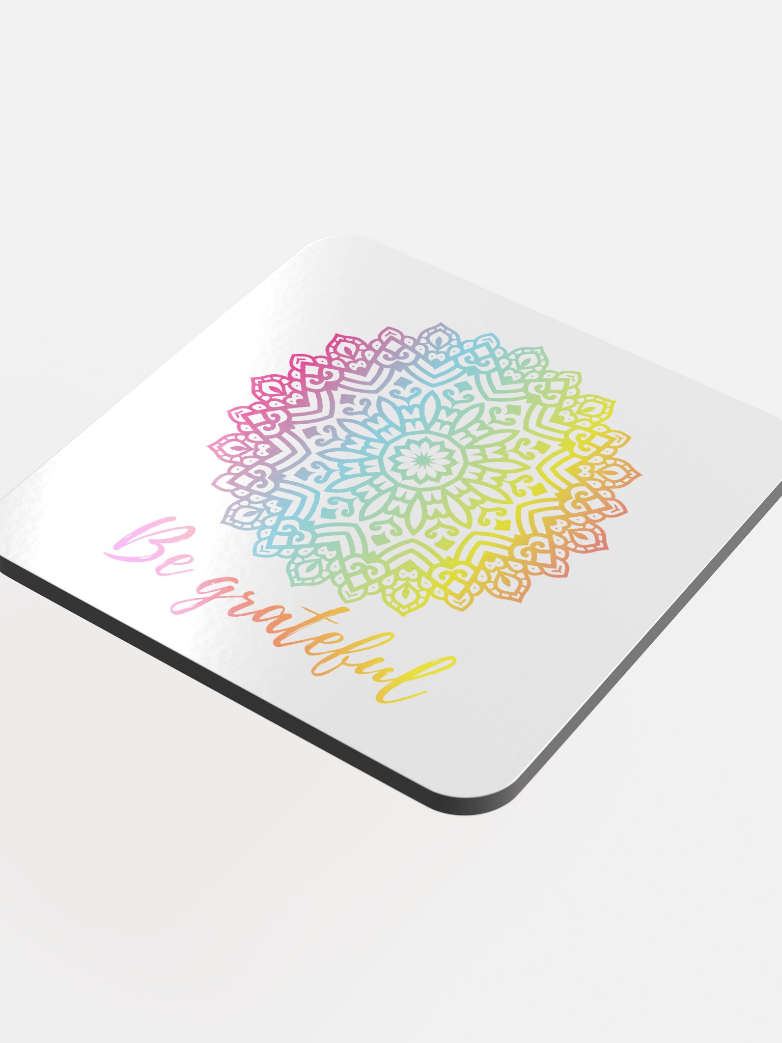 ''Be grateful'' mandala coaster product image (4)