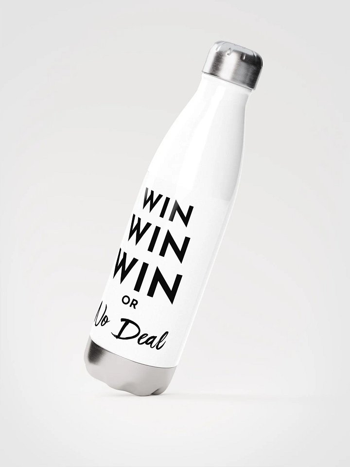 Win Win Win Or No Deal Stainless Steel Water Bottle product image (2)