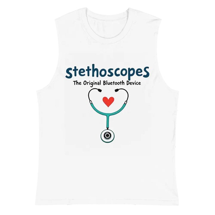 Heartbeat Stethoscope Muscle Tank product image (2)