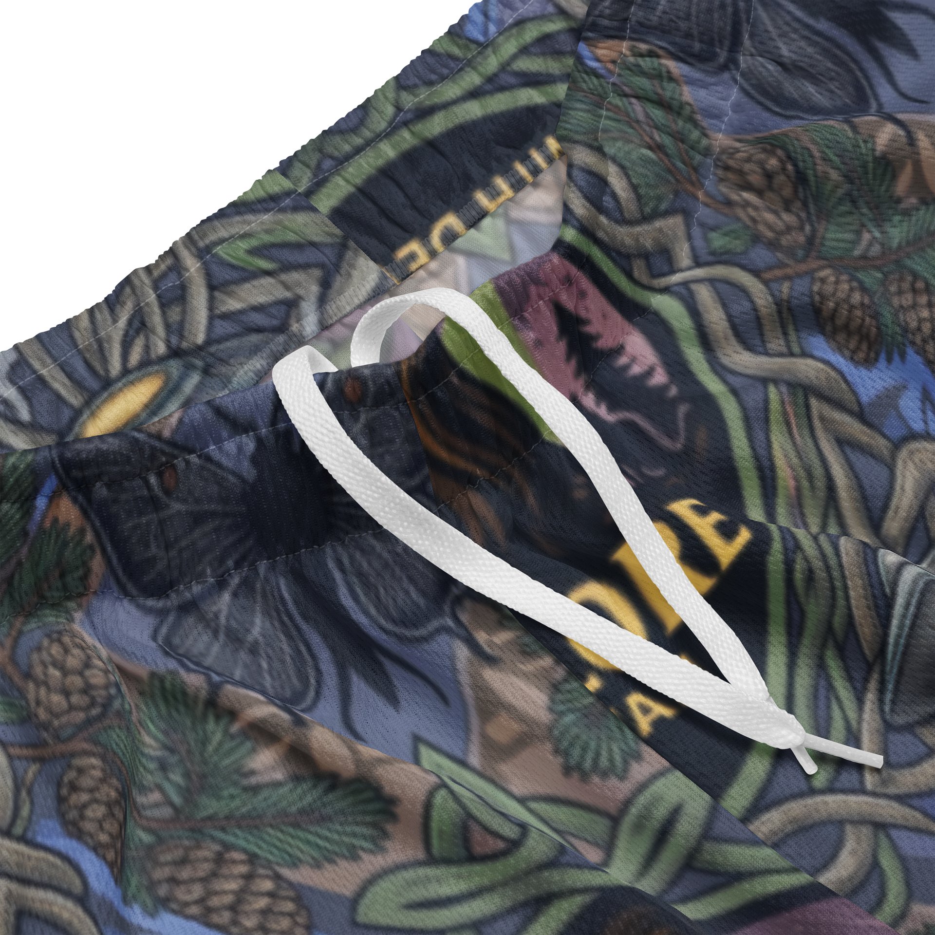 PORCH LORE DEVAN PERIWINKLE MOTH UNISEX SHORTS product image (3)