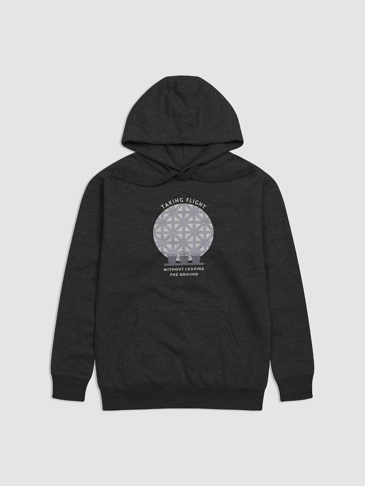 Drinking Around the World Disney Flight Hoodie: Gray Graphic on Dark Sweathsirt product image (4)