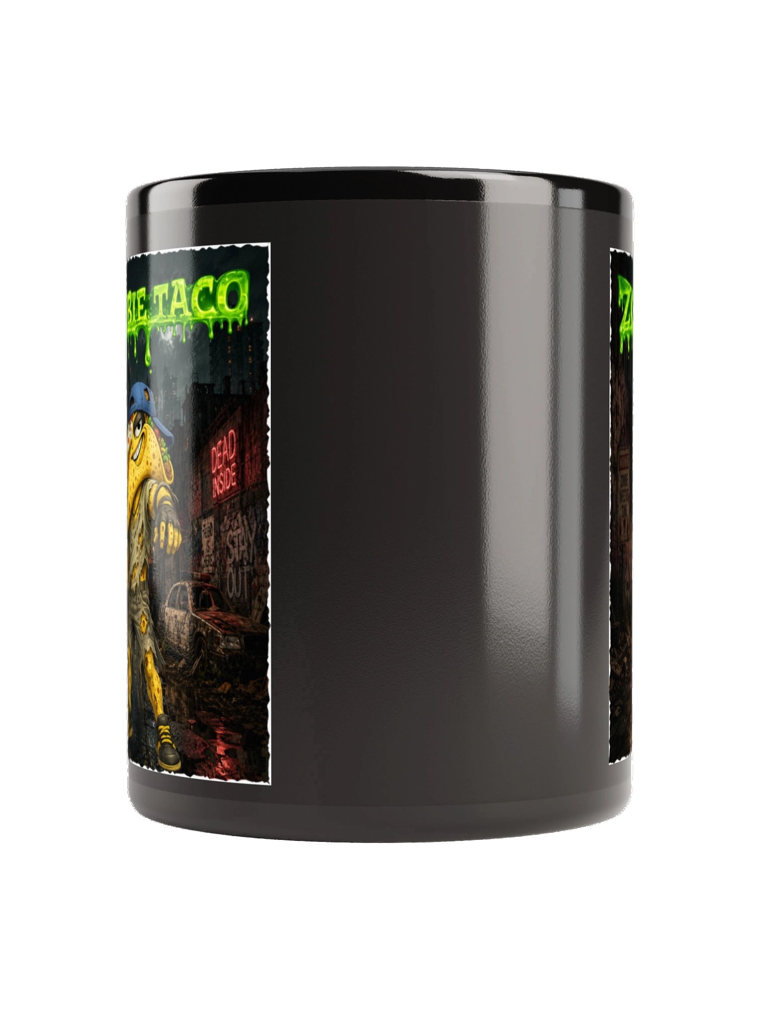 Zombie Taco Black Mug - The Taco family product image (4)