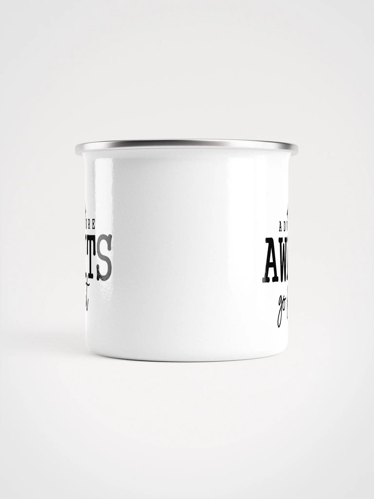 Adventure Awaits Enamel Camping Mug product image (2)
