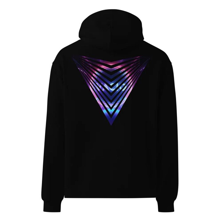 VACIO Neon Circle Logo Premium Relaxed Fit Hoodie product image (5)