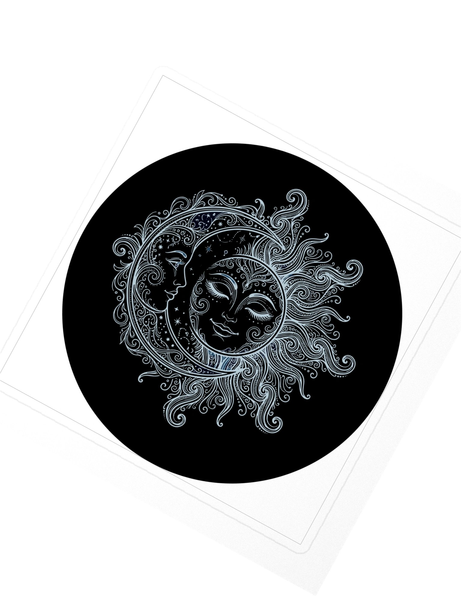 Celestial Sun & Moon Kiss Cut Sticker product image (2)