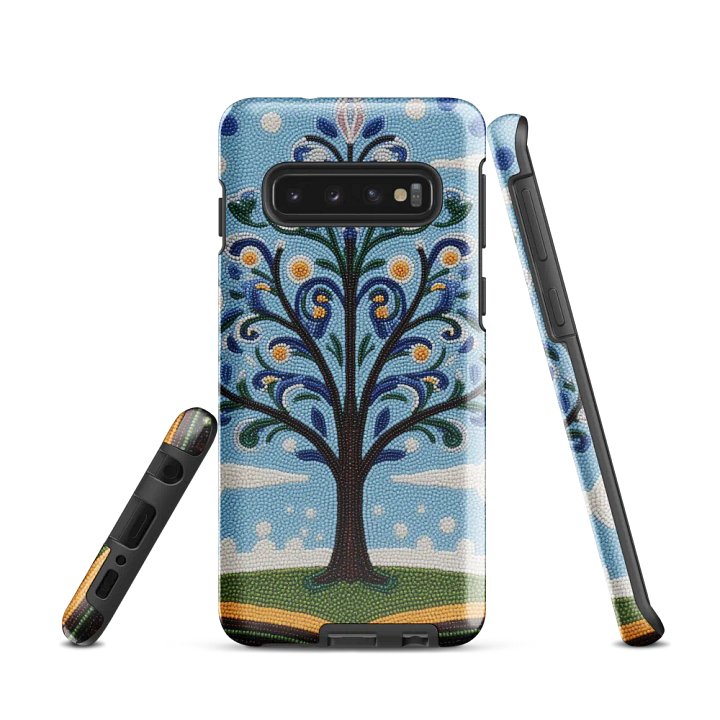 Faux-beaded Swirly Tree Tough Case for Samsung® product image (1)