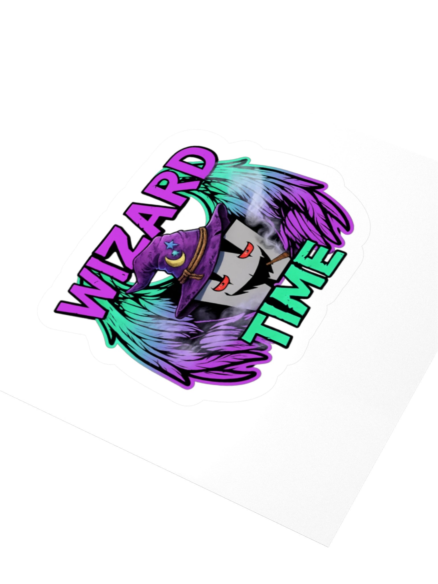 Wizard Time + Wizard Hat Wings Sticker product image (3)