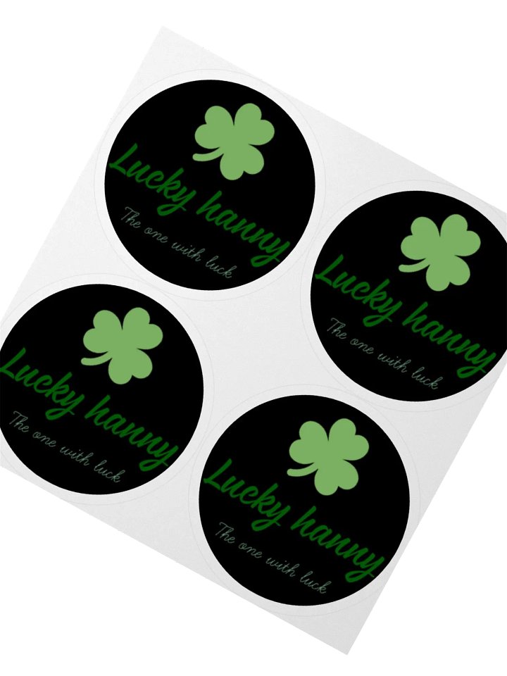 Lucky Hanny Clover Kiss Cut Stickers product image (2)