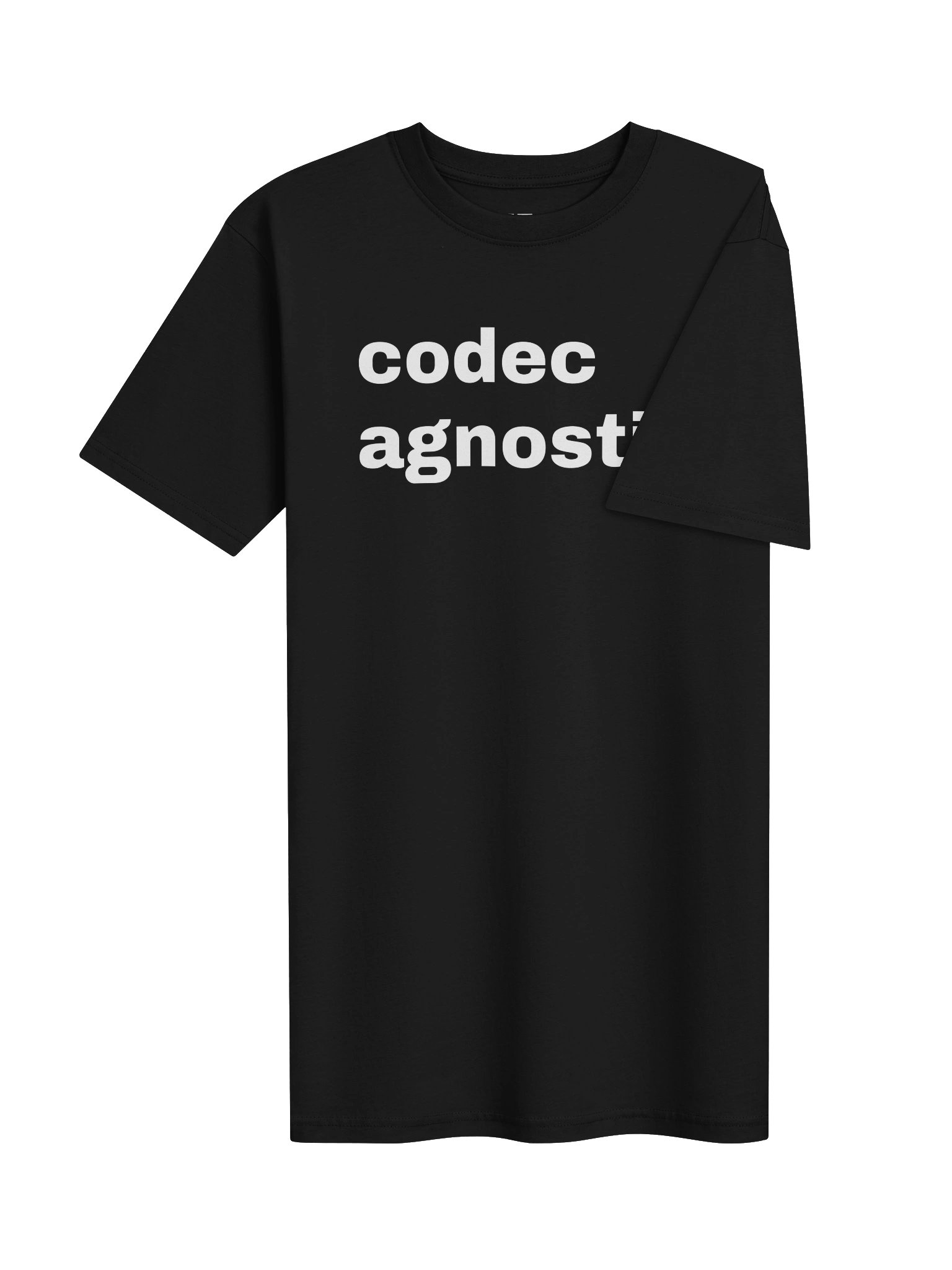 Codec Agnostic | White Graphic Front product image (4)