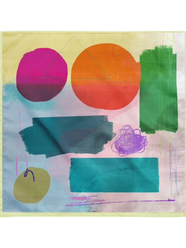 Playful Abstract Art Print Bandana product image (4)