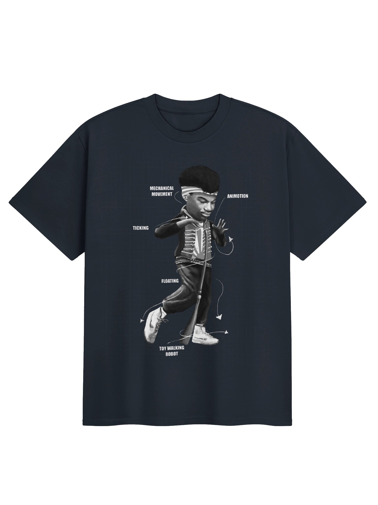 Michael "Boogaloo Shrimp" Chambers Blueprint T-Shirt product image (1)