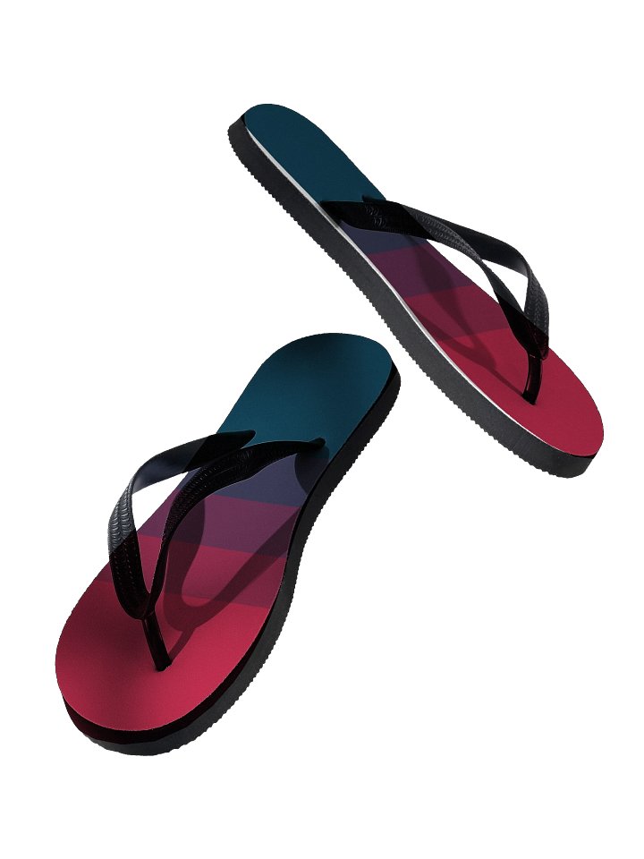 Chromatic Comfort Custom Flip-Flops product image (2)