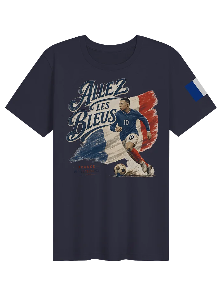 Allez Les Bleus! Vintage France Football T-Shirt Sleeve Flag Edition 🇫🇷 product image (11)