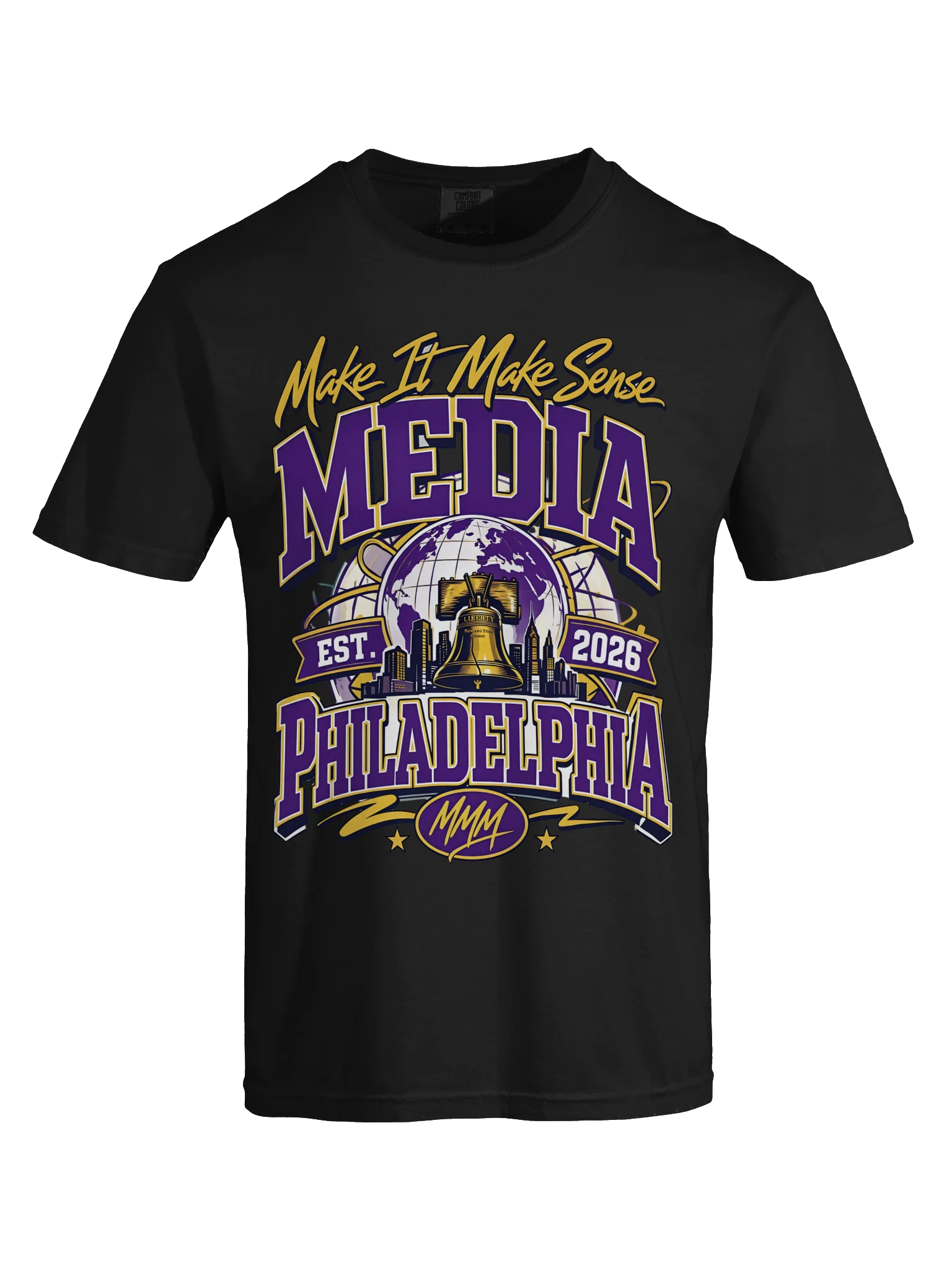 Make It Make Sense MEDIA Philadelphia Logo Tee product image (35)