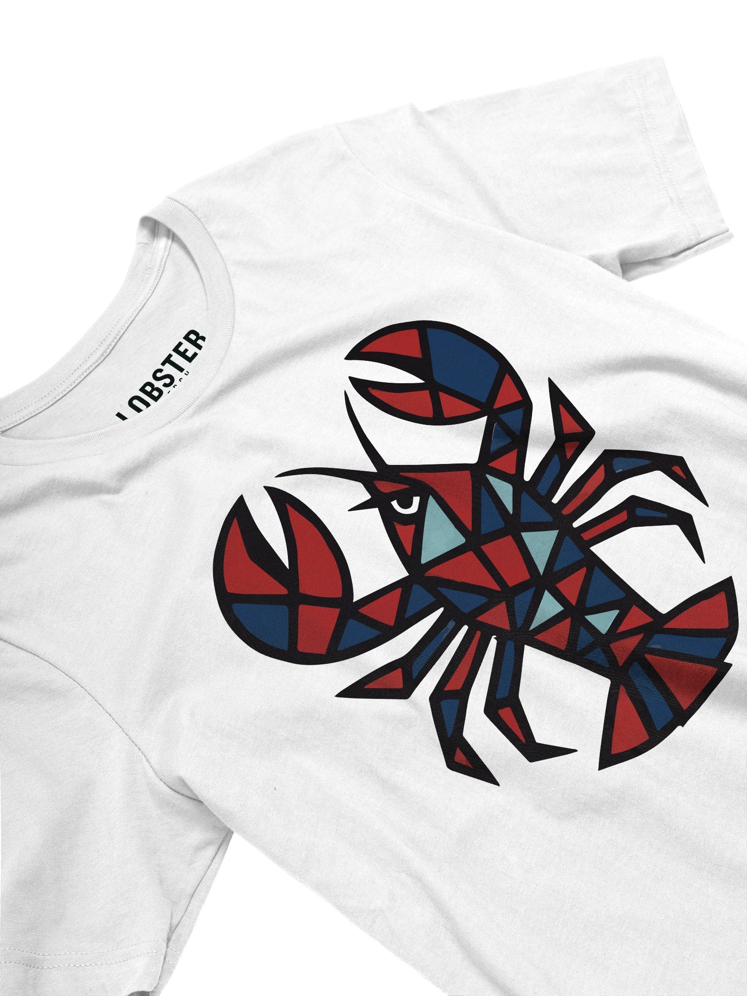 Lobster Cubism T-Shirt | Abstract Picasso-Style Lobster Art Tee product image (4)