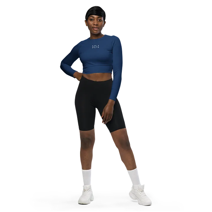 KC Cropped Longsleeve -dark blue- product image (1)
