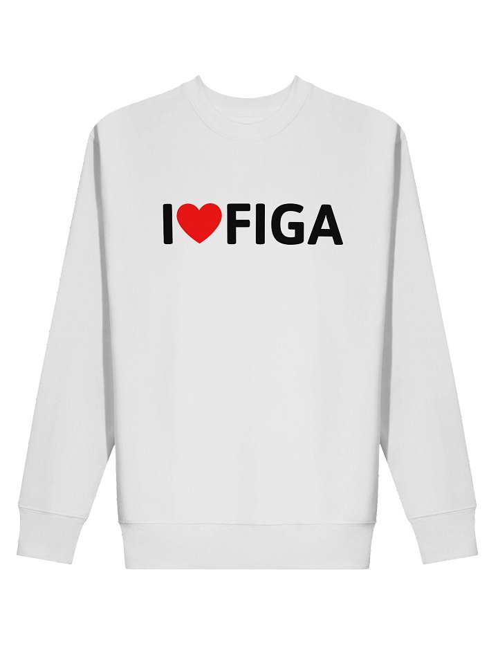 i ❤️ FIGA crewneck white product image (2)