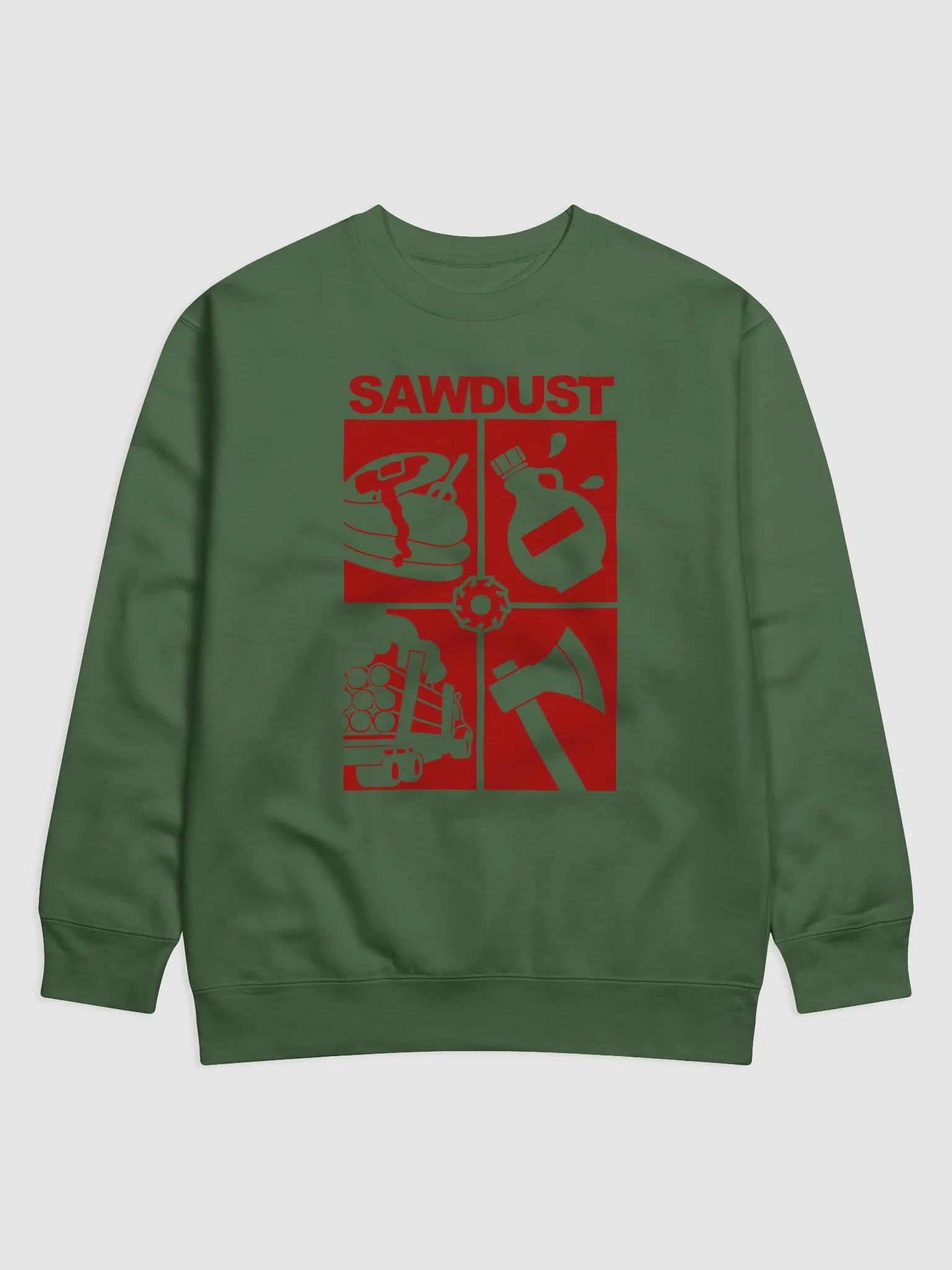 4 Square (red) Sweatshirt product image (13)