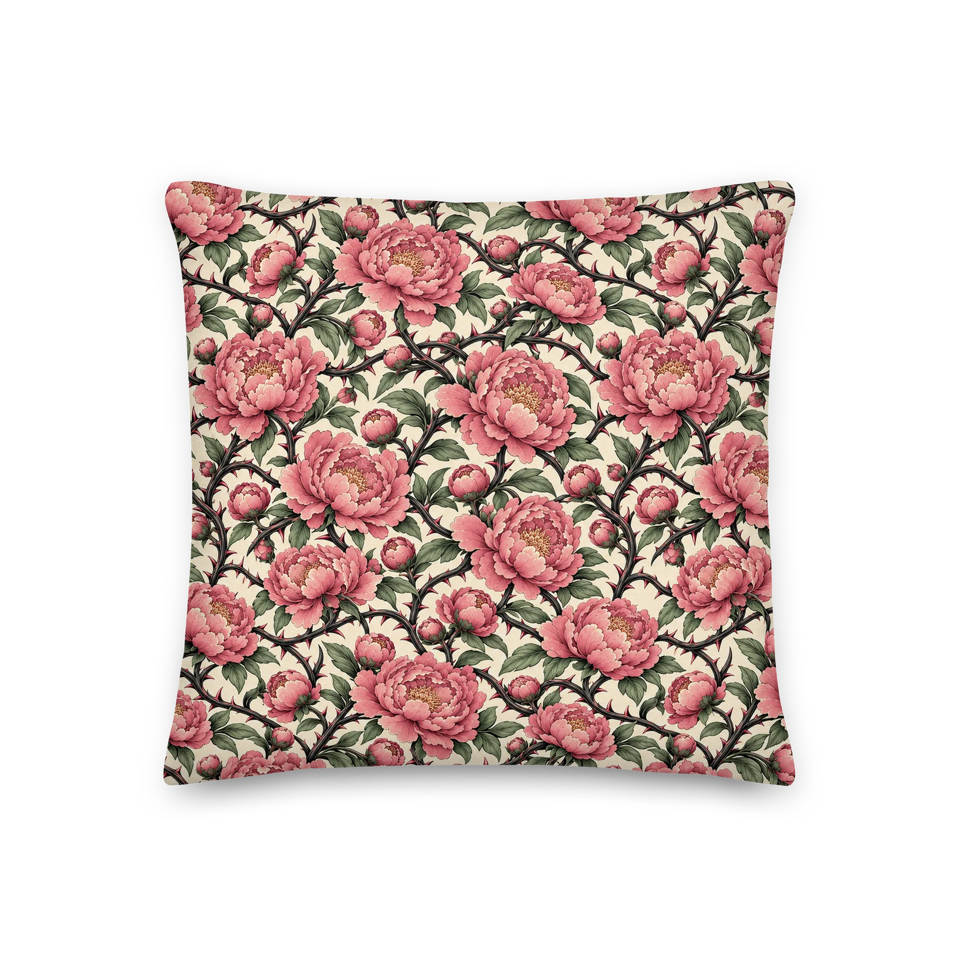 Delicate, Not Defenceless – Prickly Peony Cushion product image (2)