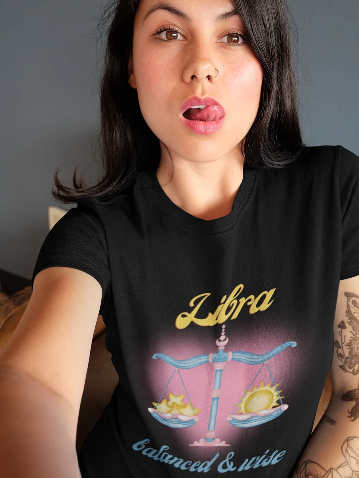 LIBRA BALANCED & WISE GRAPHIC TEE product image (1)