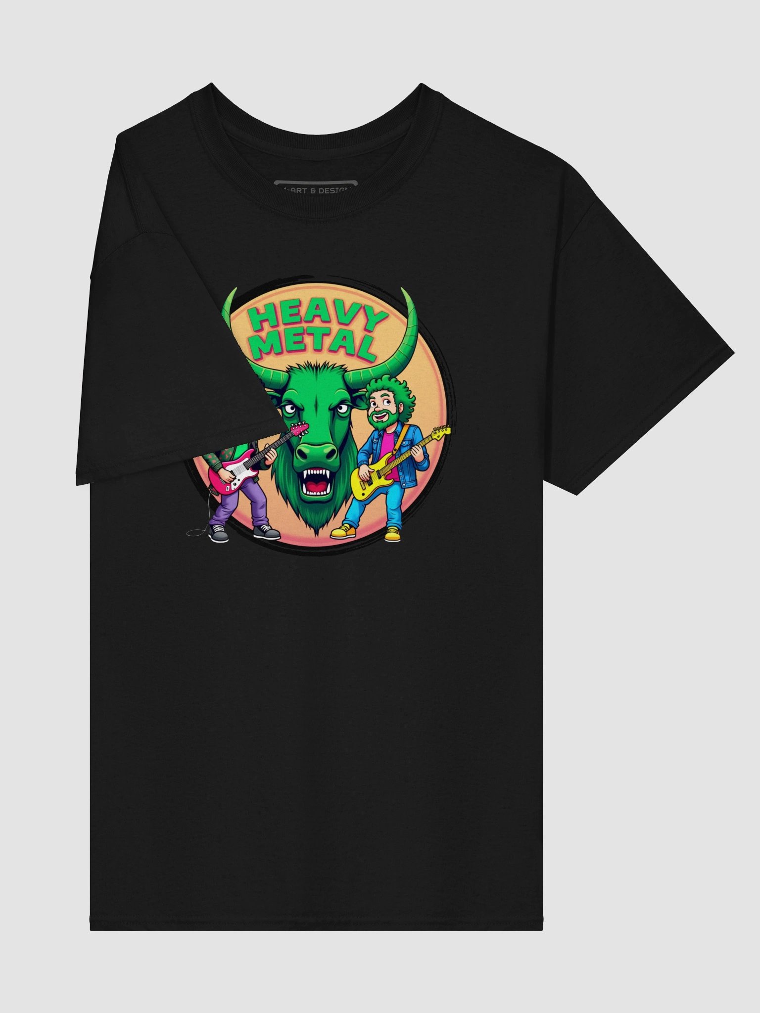 Bullshock: The Metal Charge - Heavy Metal - M-ART & DESIGN Tee product image (4)