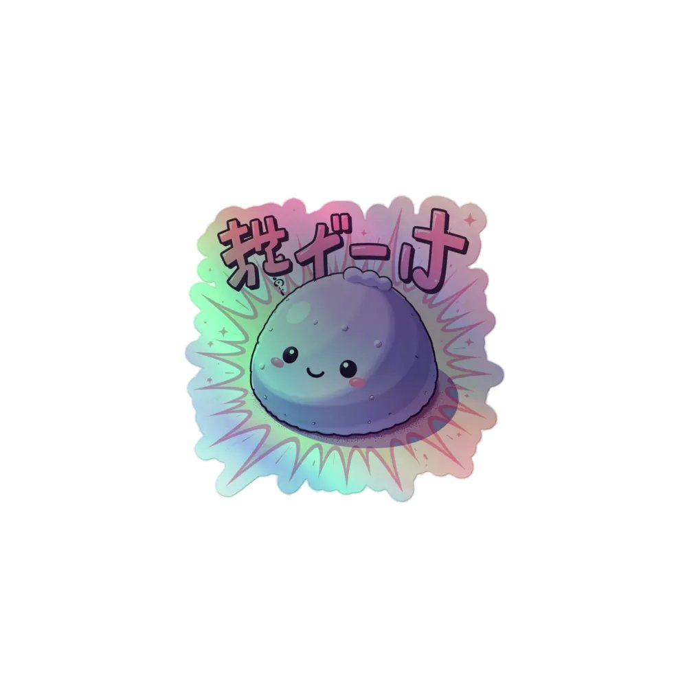 モチヤムヤム ホログラフィックステッカー product image (1)