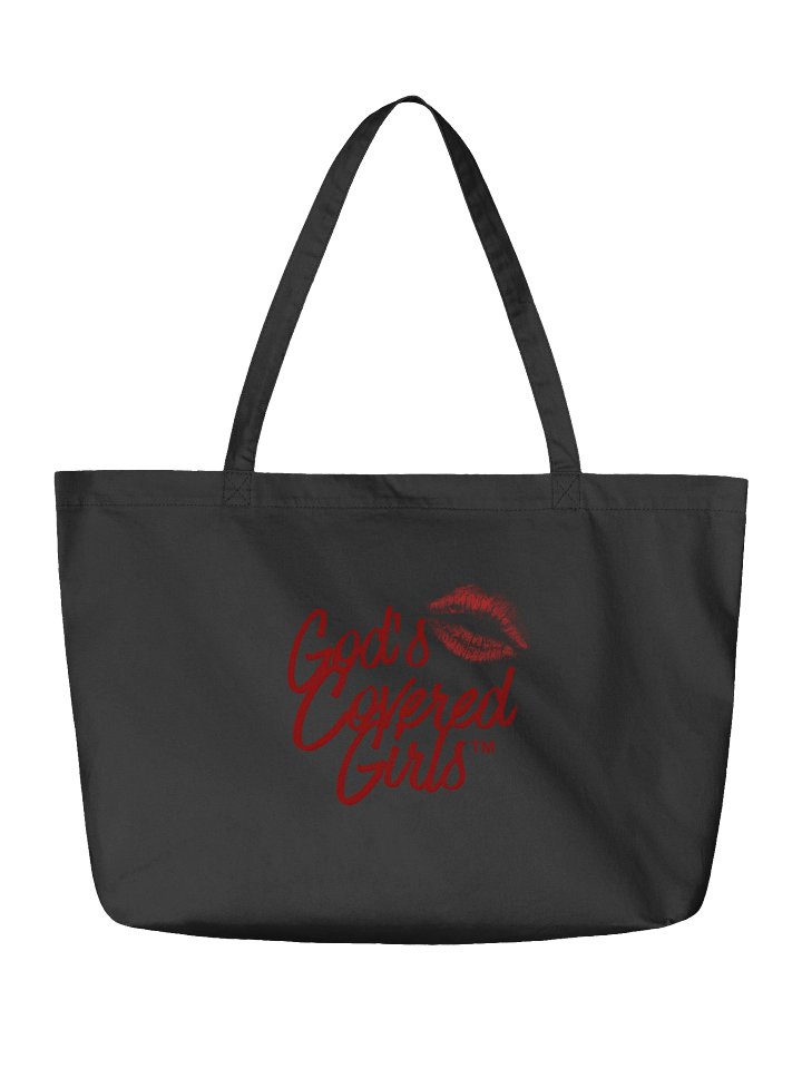 Covered Girls Lips- Black Tote product image (2)
