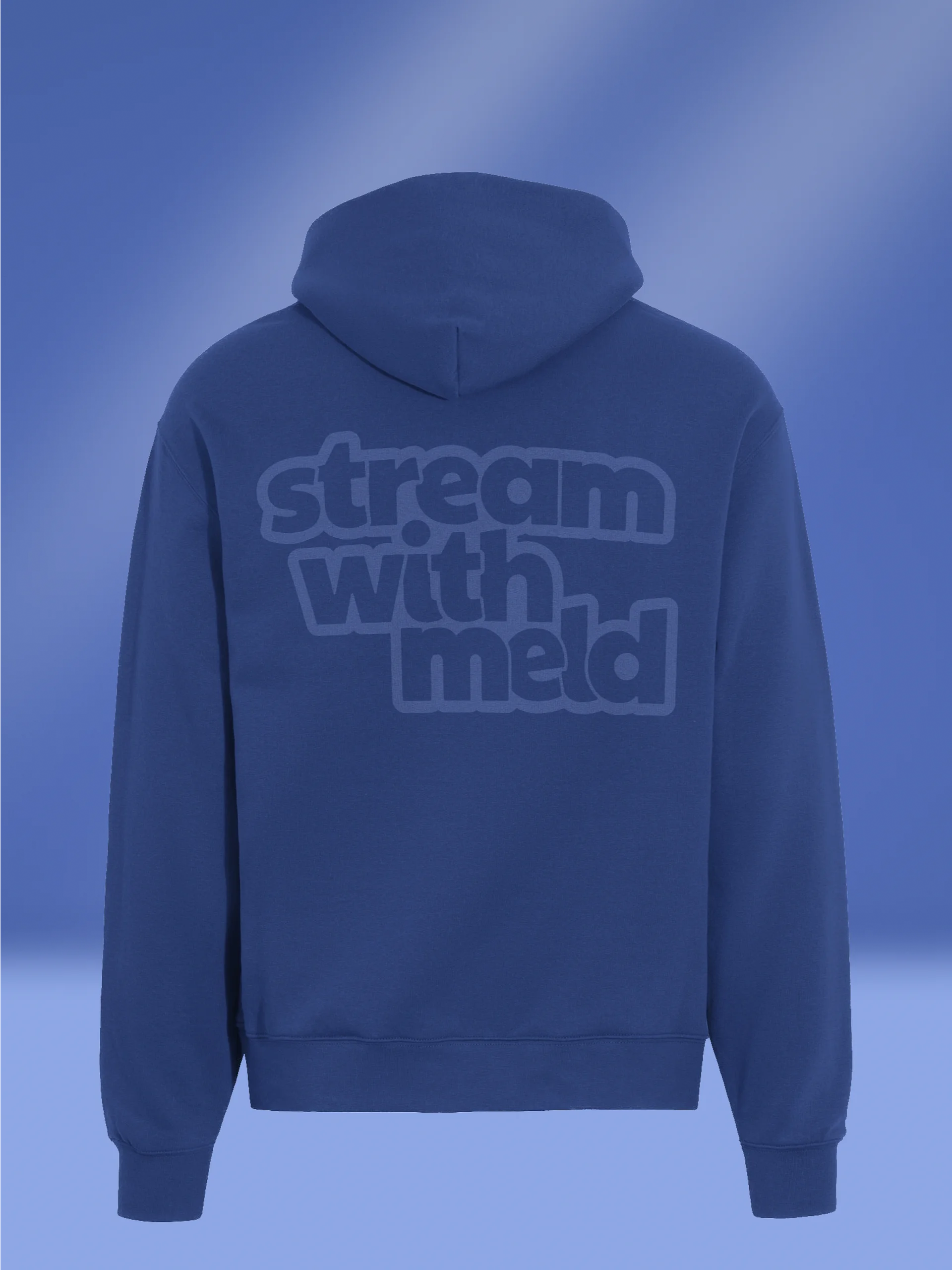 Monochrome Blue Hoodie product image (5)