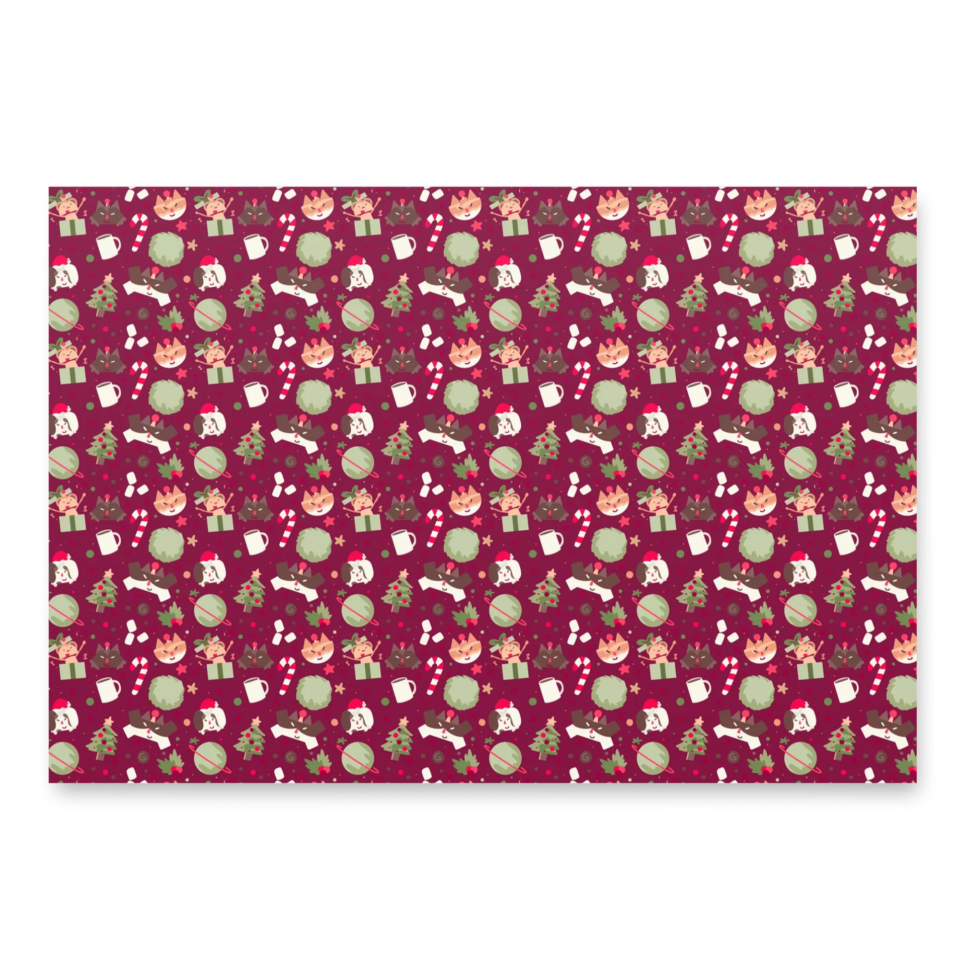 Cozy Cosmos Crew Christmas Wrapping Paper product image (4)