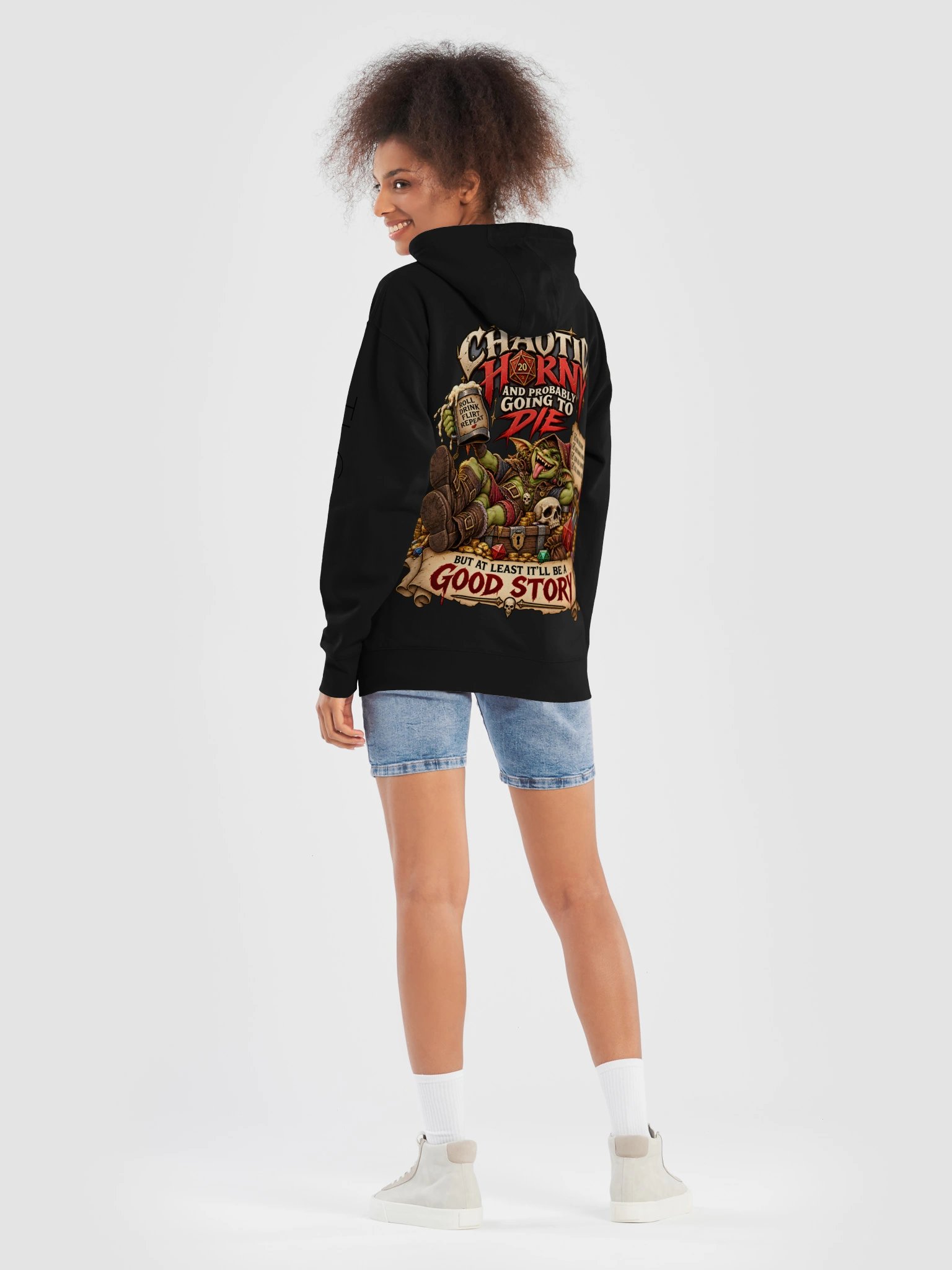 Chaotic RPG Goblin Hoodie product image (8)