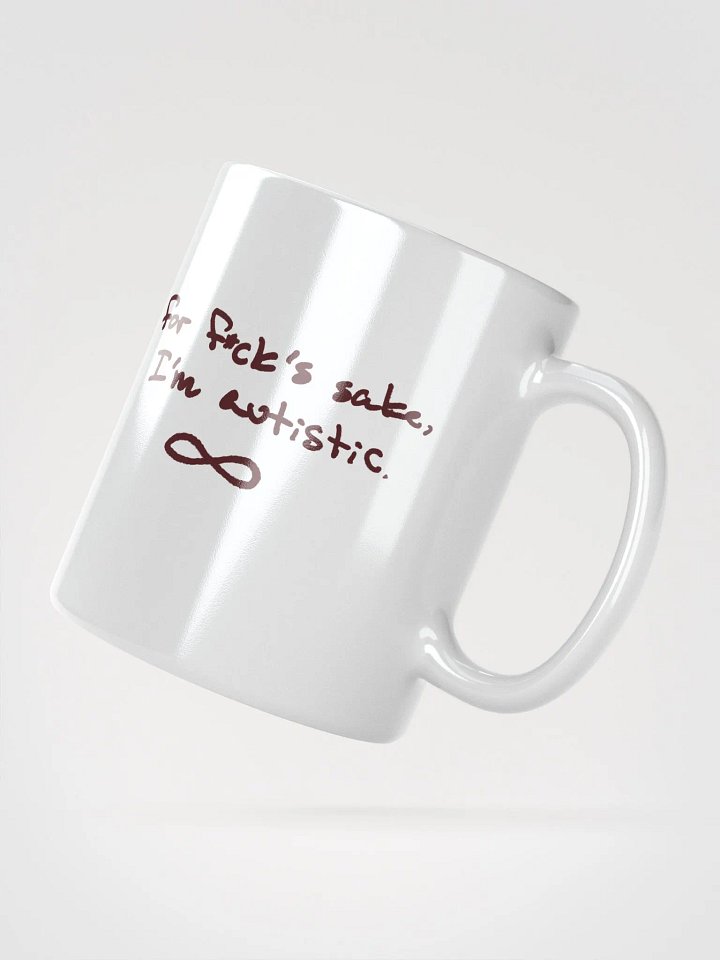 FFS, I'm autistic. (maroon design) mug product image (3)