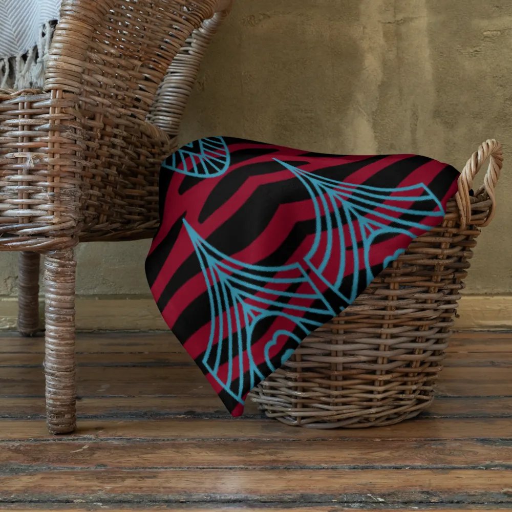 Peacock Feathers Paradise Throw Blanket product image (6)