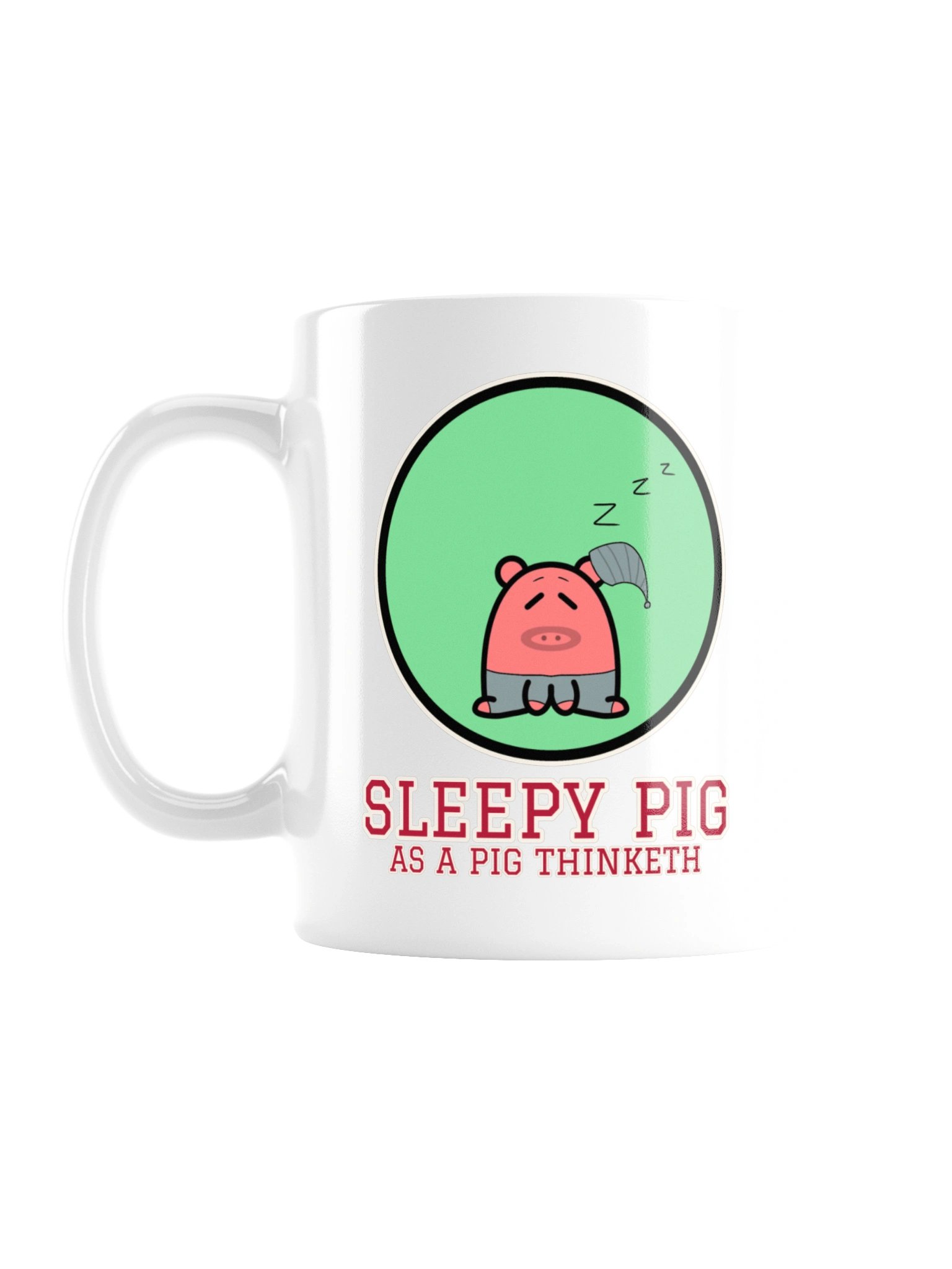 Sleepy Pig Mug | As a Pig Thinketh product image (2)