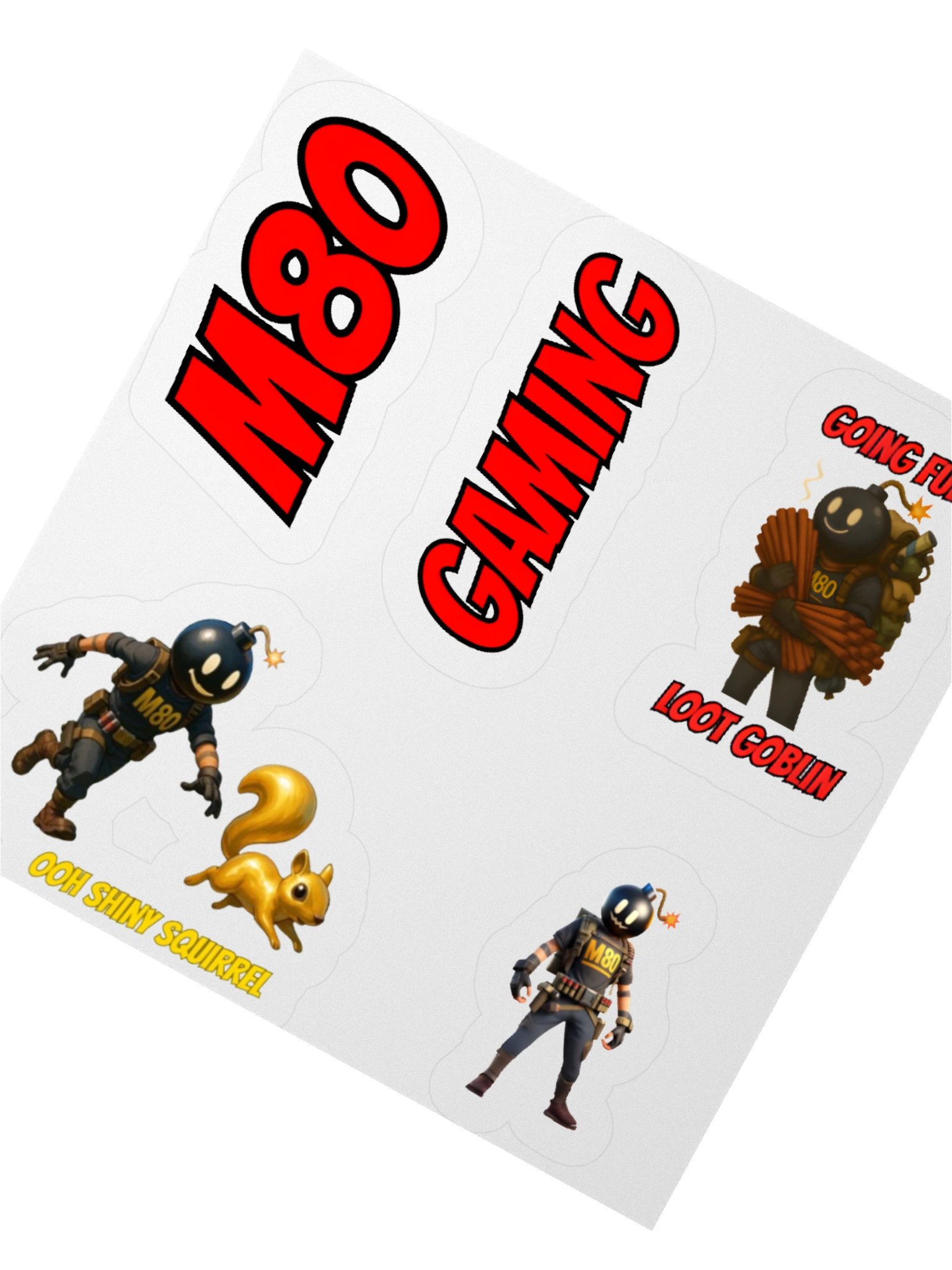 M80 gaming sticker sheet product image (2)