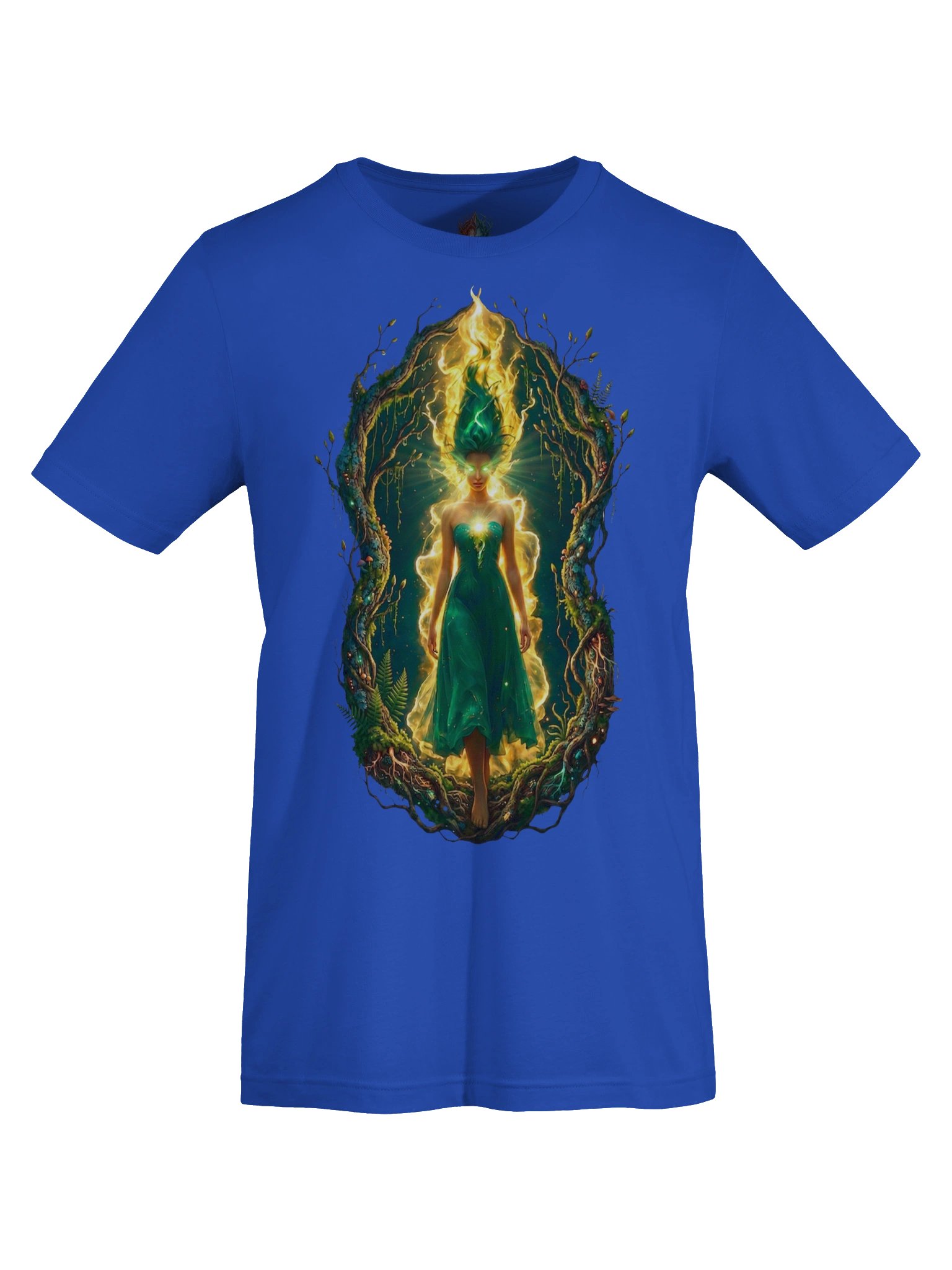 Psionic Nature Goddess T-Shirt | Earth Elemental Fantasy Art Tee product image (7)