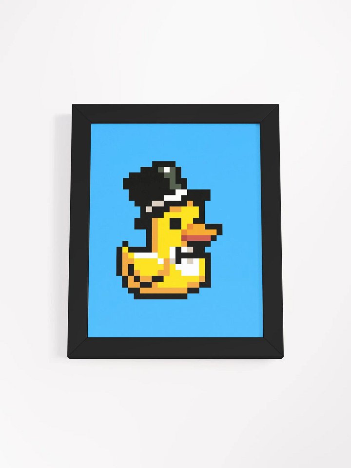 Dapper Duck Framed Matte Poster product image (1)