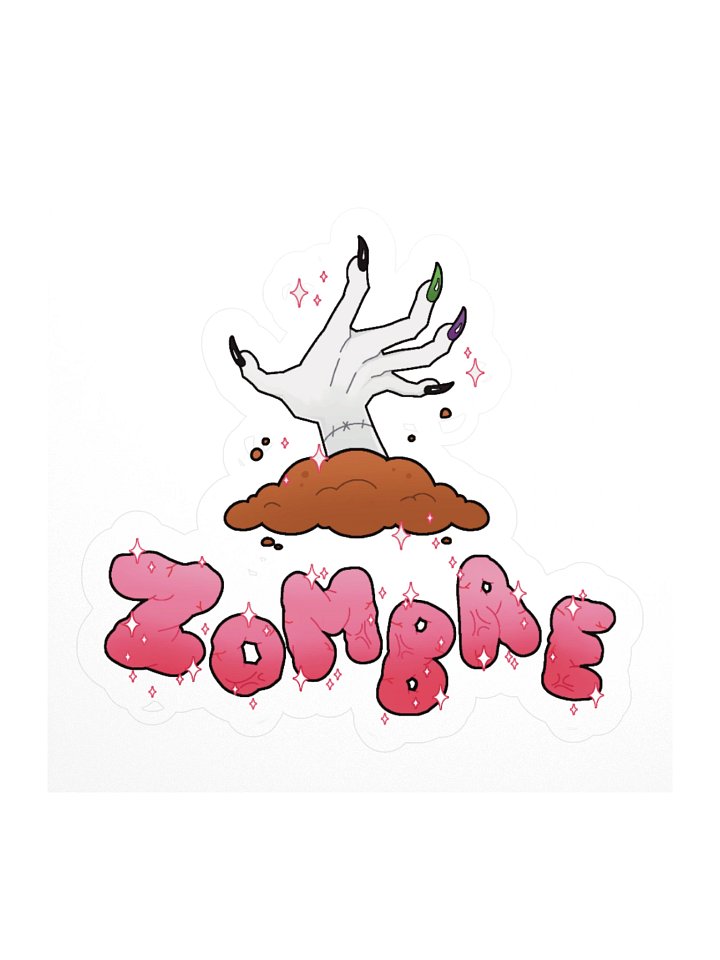 "ZOMBAE" Kiss-Cut Sticker product image (1)