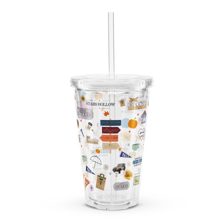 Gilmore Girls - Double Wall Clear Plastic Tumbler product image (1)