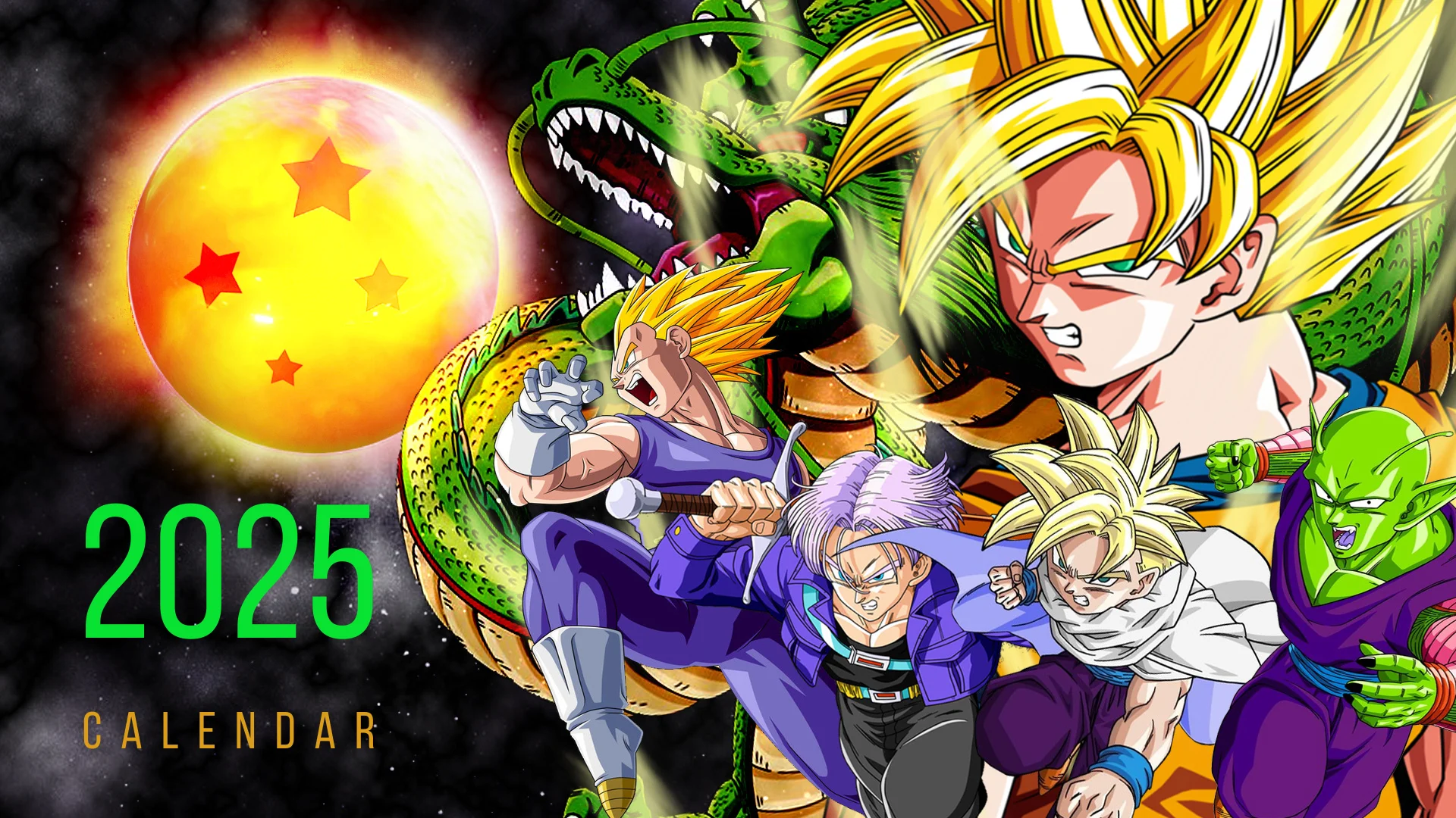 2025 Calendar | Dragonball Theme Calendar product image (2)