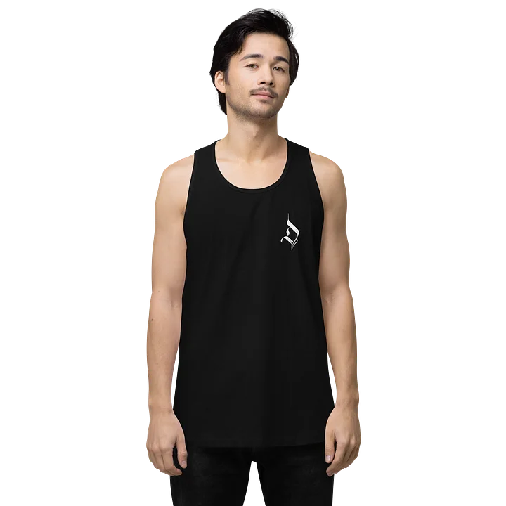 White Logo singlet - male product image (2)