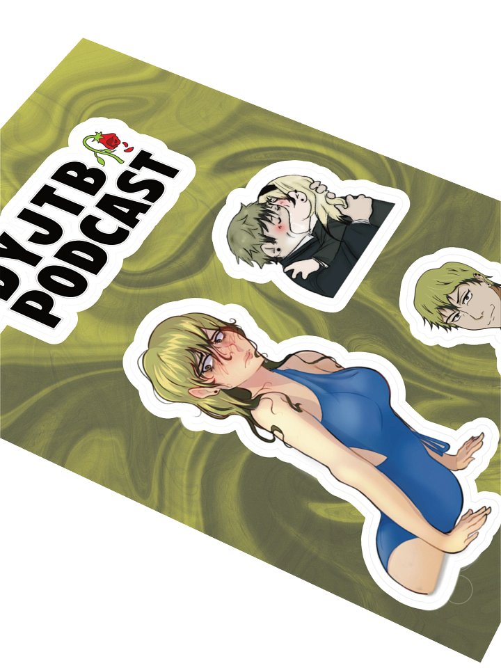 BDYJTB Podcast Sticker Sheet product image (2)