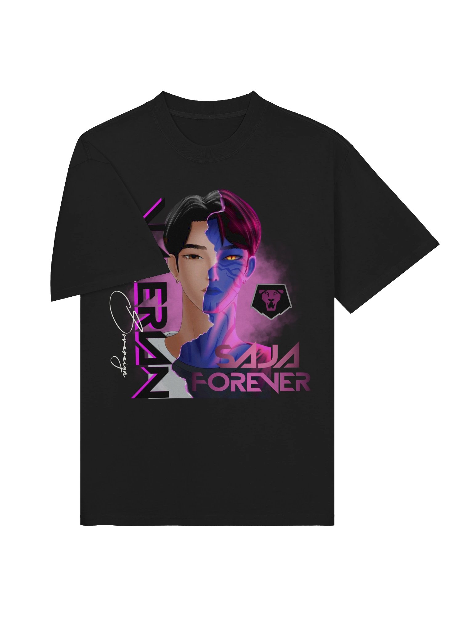 jinu torn between oversized tee product image (9)