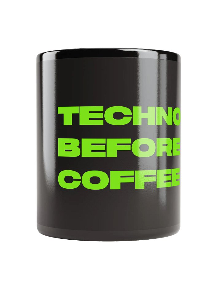 Techno Before Coffee Mug product image (1)