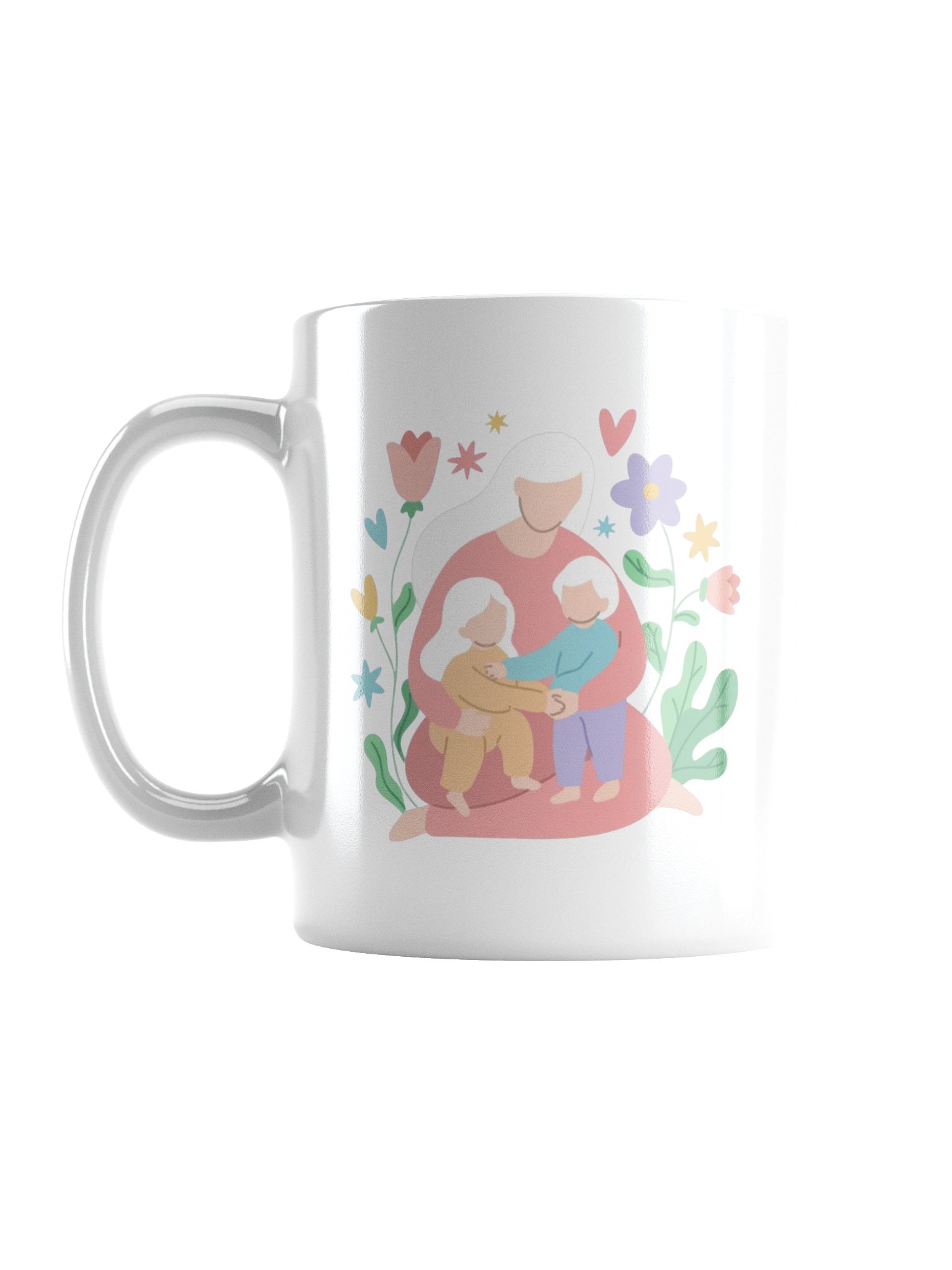Heartwarming Mom and Kids Keepsake Coffee Mug product image (1)