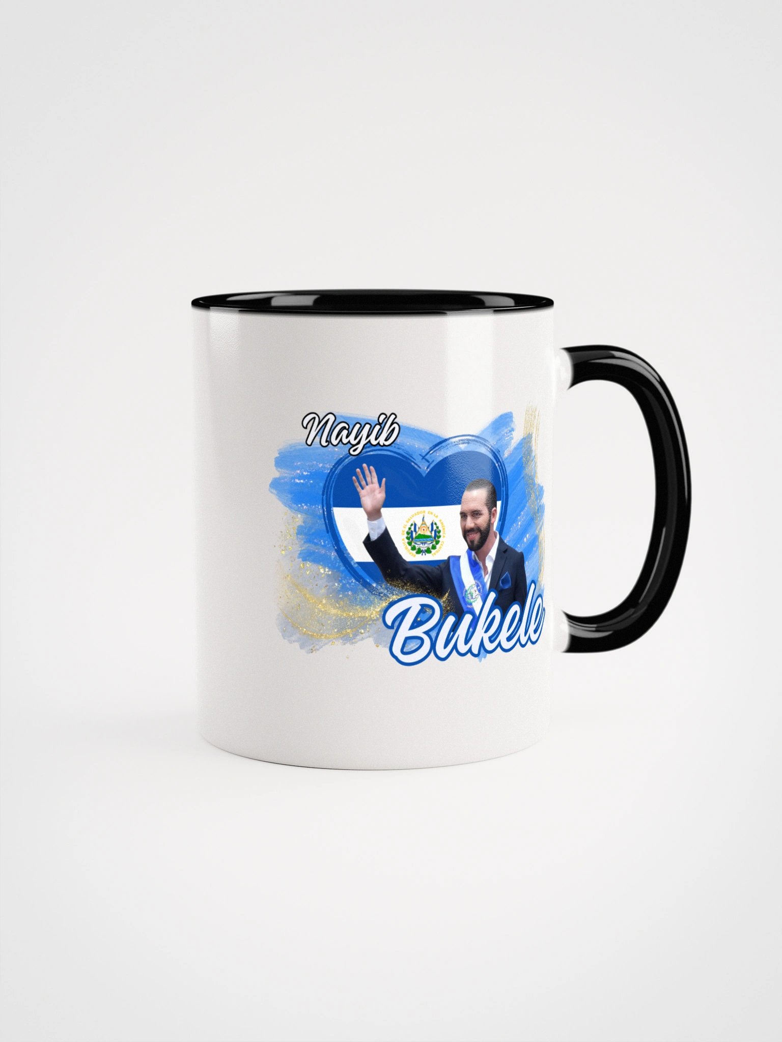 Nayib Bukele Wave Ceramic Mug product image (1)