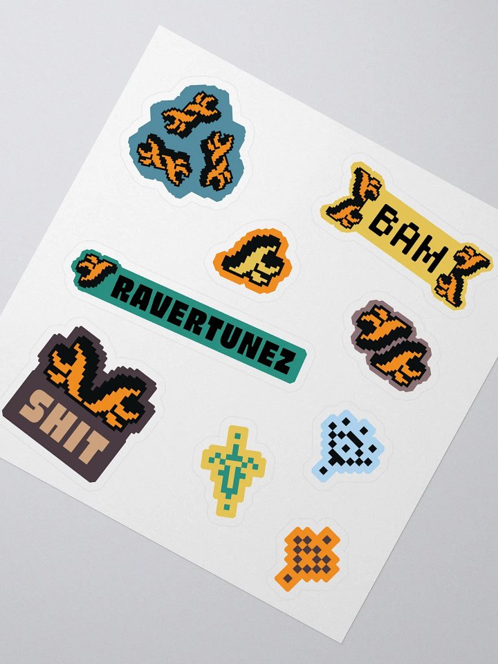 RAVERTUNEZ STICKER SHEET product image (2)