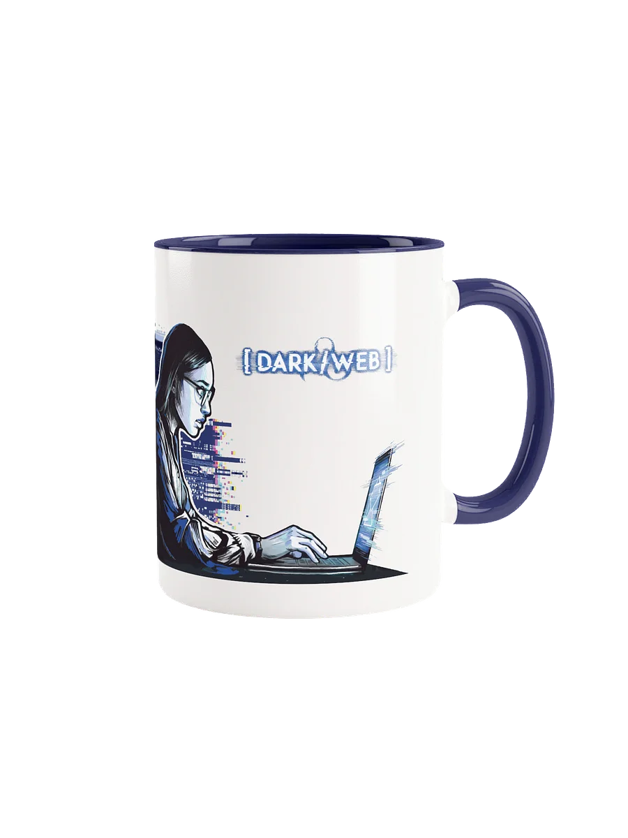 [DARK/WEB]: "EMAIL FROM MOLLY!" Blue Coffee Mug product image (1)