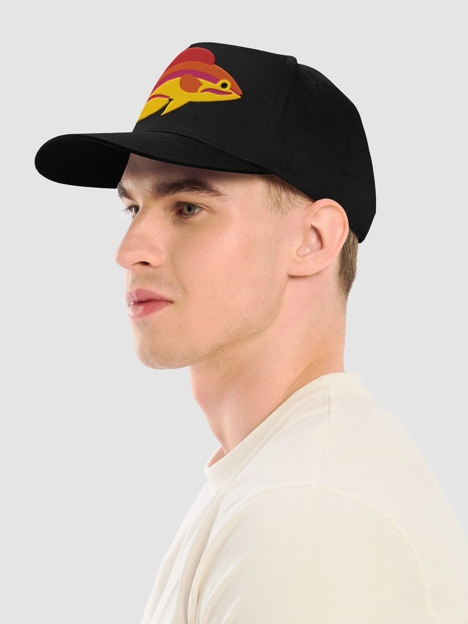 Flame Wrasse Mid-Profile Baseball Cap (Embroidered) for Reef and Marine Aquarium Lovers product image (3)