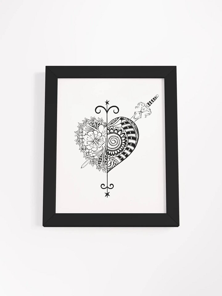 Frame with Erzulie Danthor vèvè product image (1)